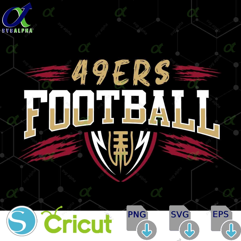 49ers Mascot Svg Png 49ers Football Svg 49ers Football Shirt School Spirit Mascot Football Cheer Sublimation Football Mom Svg